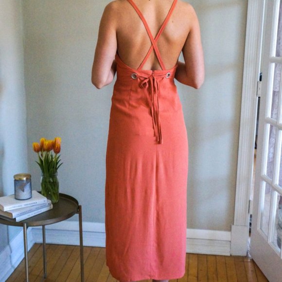 NWT Leg Slit Midi Dress - Picture 5 of 9